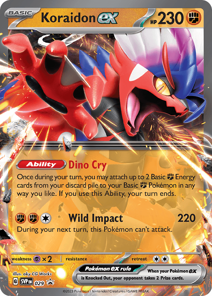 Koraidon ex — Scarlet & Violet Black Star Promos Pokemon card