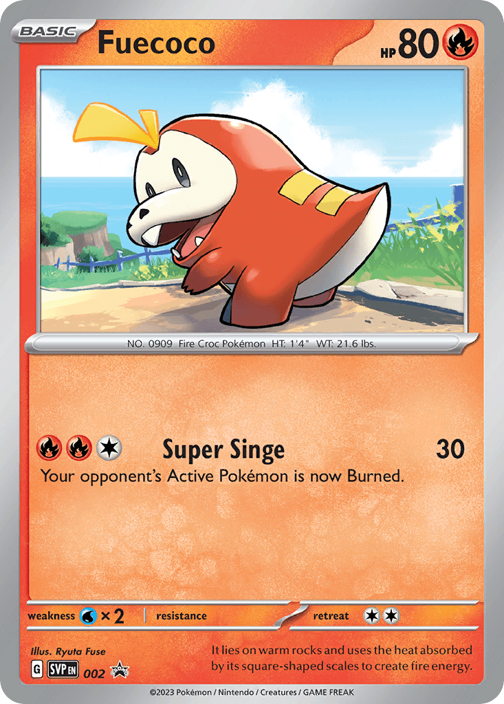 Fuecoco — Scarlet & Violet Black Star Promos Pokemon card