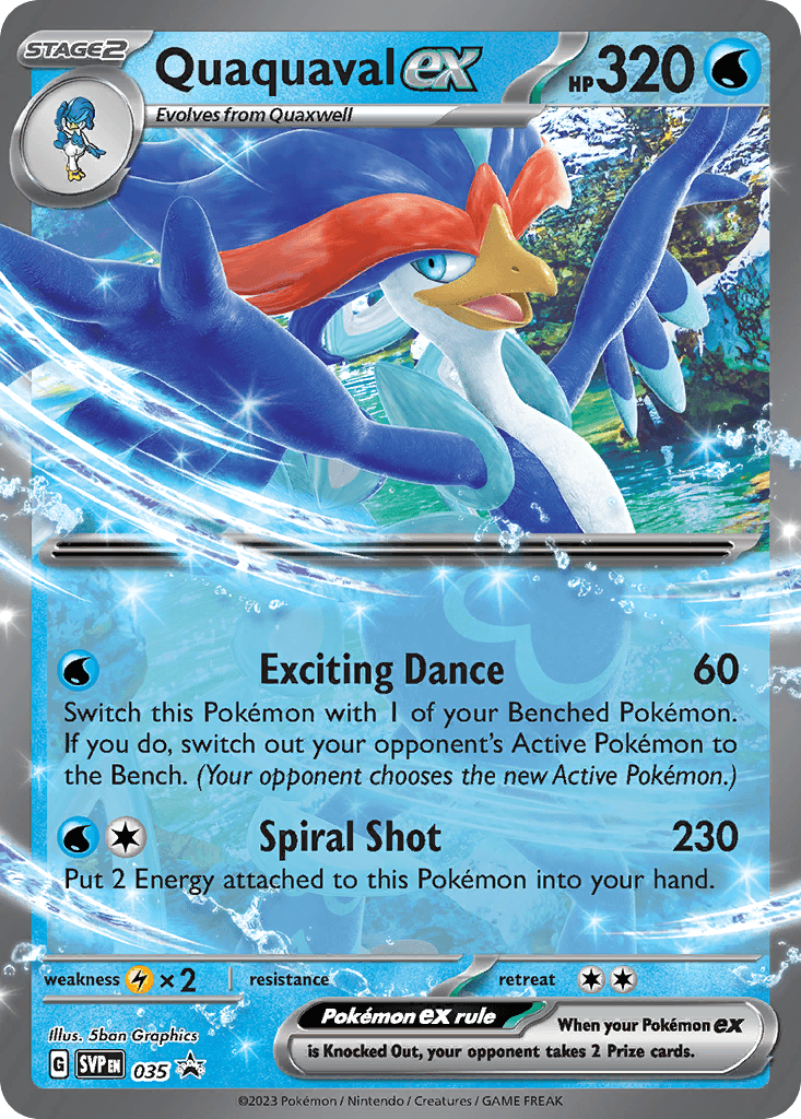 Quaquaval ex — Scarlet & Violet Black Star Promos Pokemon card