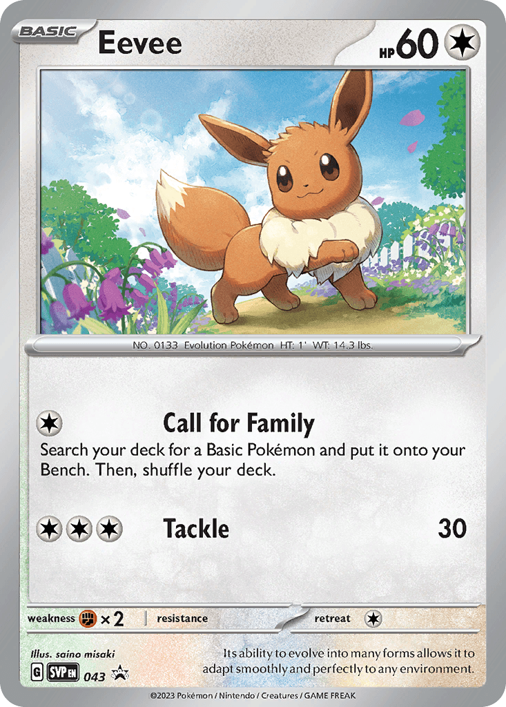 Eevee — Scarlet & Violet Black Star Promos Pokemon card