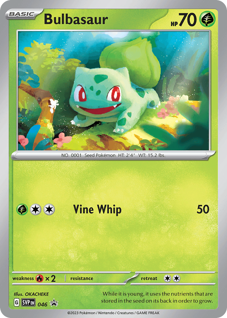 Bulbasaur — Scarlet & Violet Black Star Promos Pokemon card