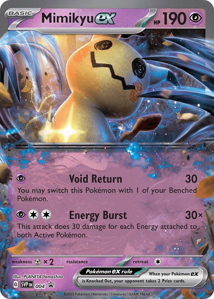 Mimikyu ex — Scarlet & Violet Black Star Promos Pokemon card