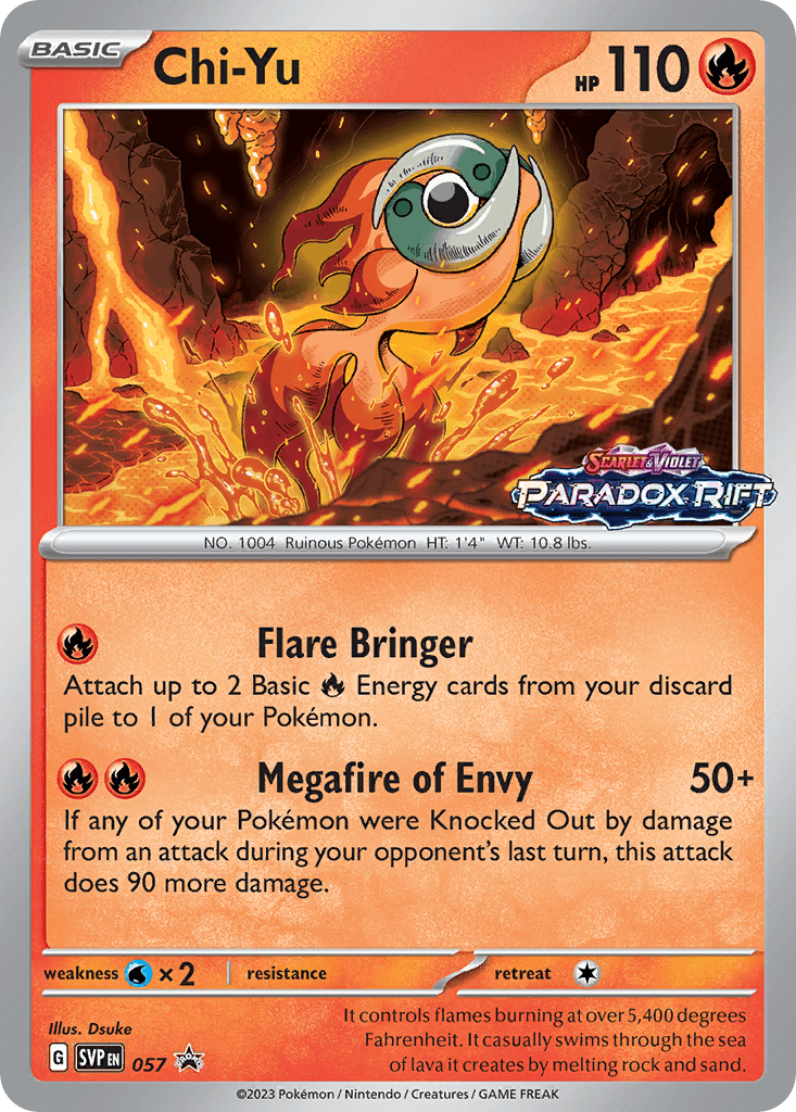 Chi-Yu — Scarlet & Violet Black Star Promos Pokemon card