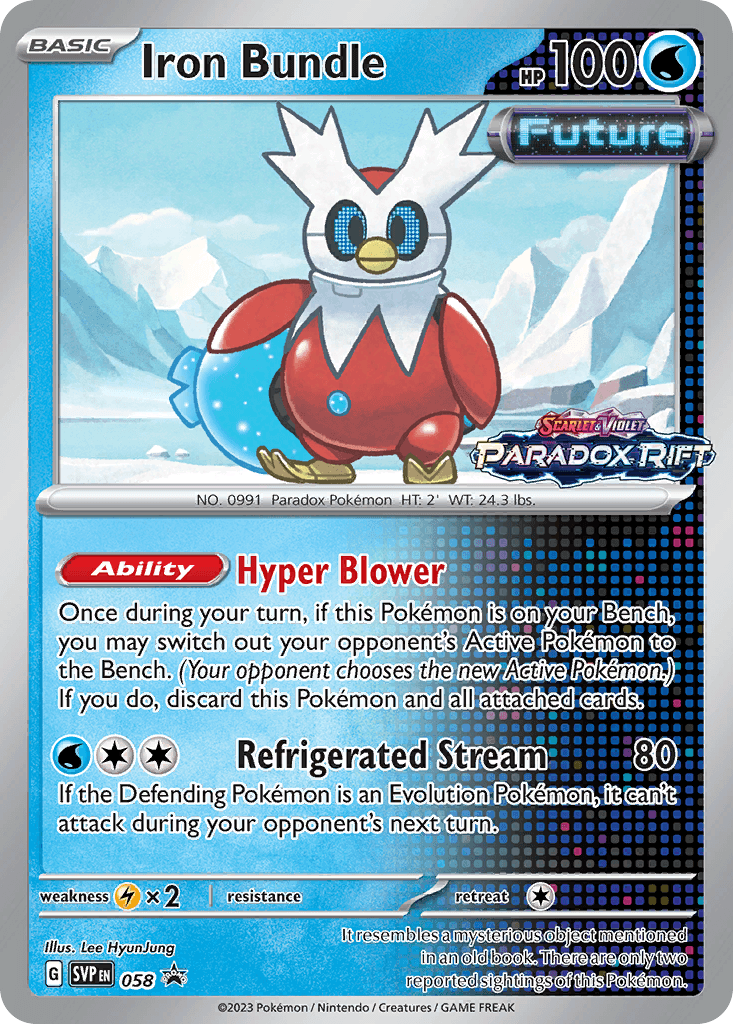 Iron Bundle — Scarlet & Violet Black Star Promos Pokemon card