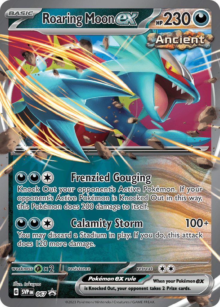Roaring Moon ex — Scarlet & Violet Black Star Promos Pokemon card