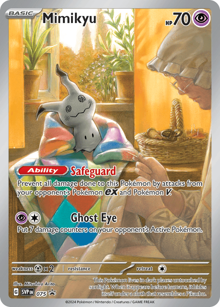 Mimikyu — Scarlet & Violet Black Star Promos Pokemon card