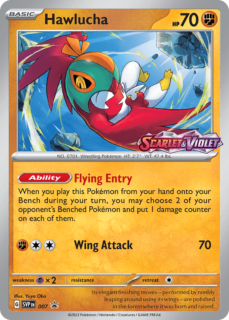 Hawlucha — Scarlet & Violet Black Star Promos Pokemon card
