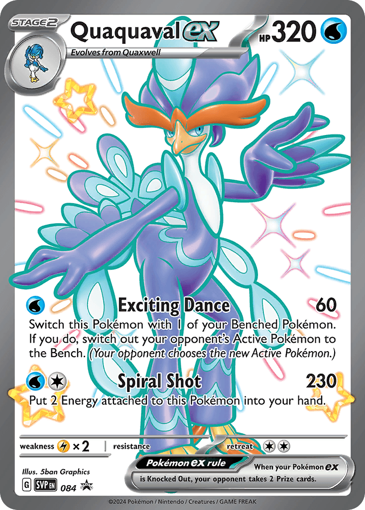 Quaquaval ex — Scarlet & Violet Black Star Promos Pokemon card