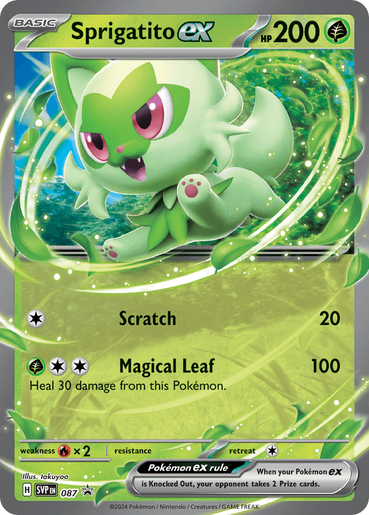 Sprigatito ex — Scarlet & Violet Black Star Promos Pokemon card