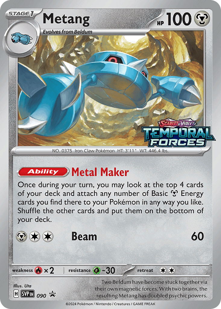 Metang — Scarlet & Violet Black Star Promos Pokemon card