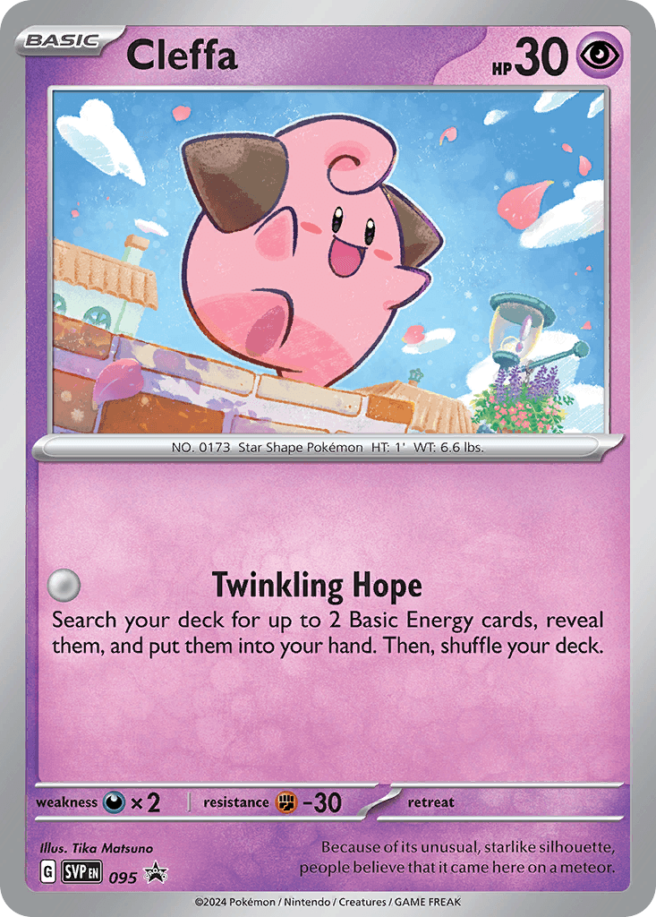 Cleffa — Scarlet & Violet Black Star Promos Pokemon card