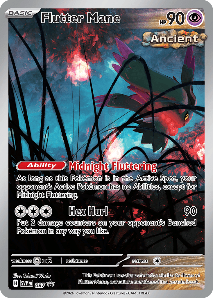 Flutter Mane — Scarlet & Violet Black Star Promos Pokemon card