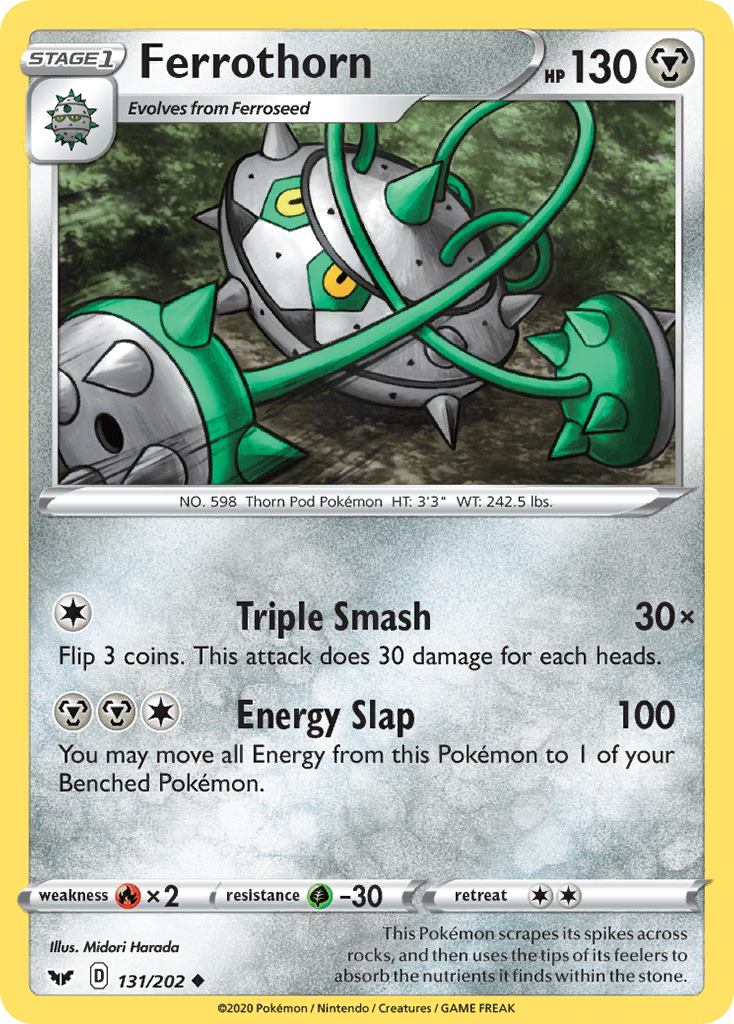 Ferrothorn — Sword & Shield Pokemon card