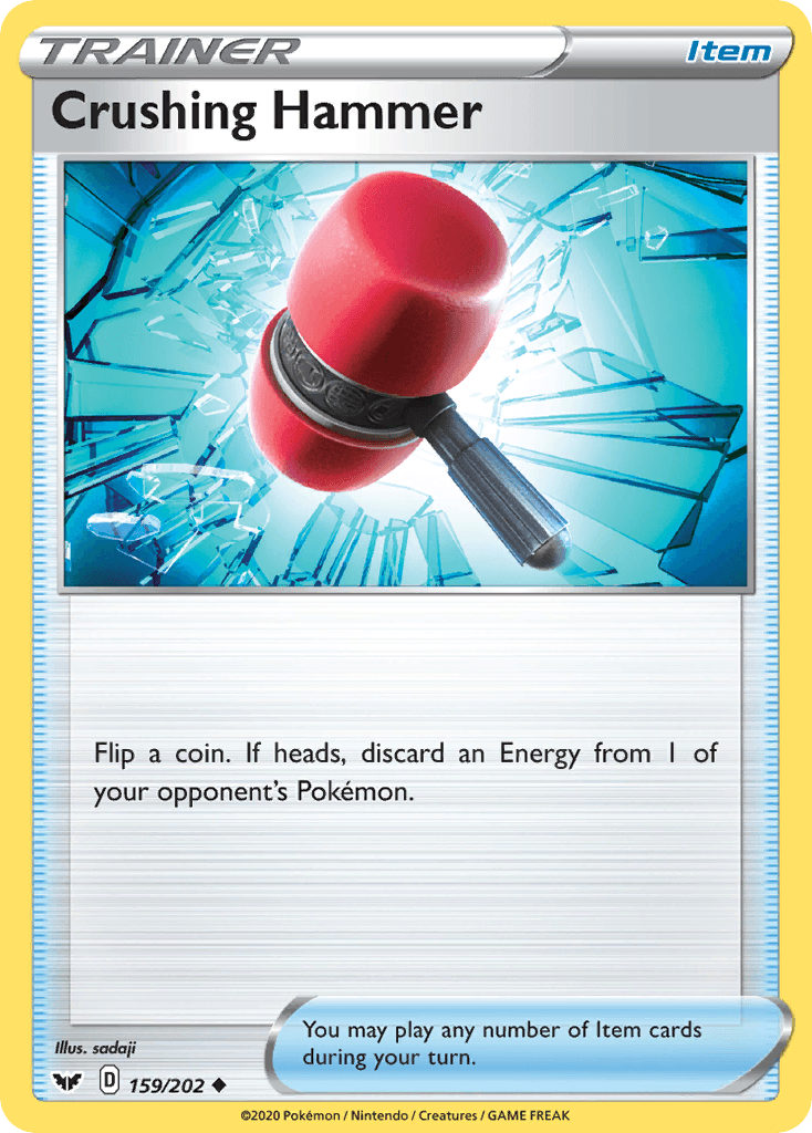 Crushing Hammer — Sword & Shield Pokemon card