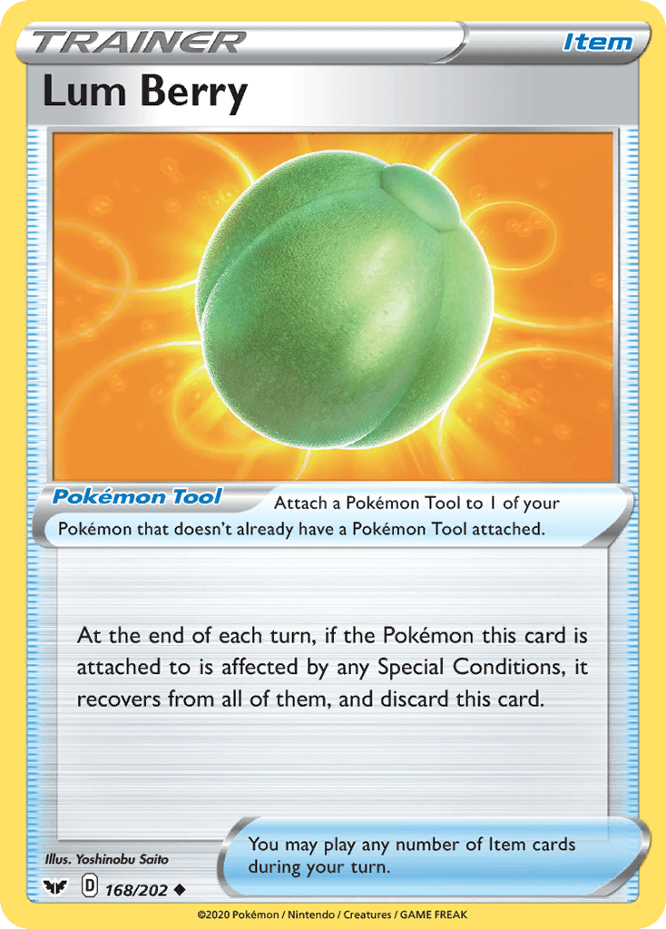 Lum Berry — Sword & Shield Pokemon card