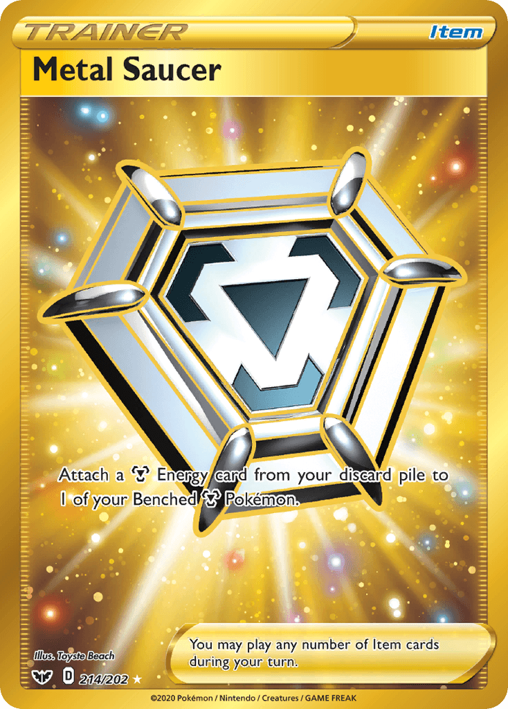 Metal Saucer — Sword & Shield Pokemon card