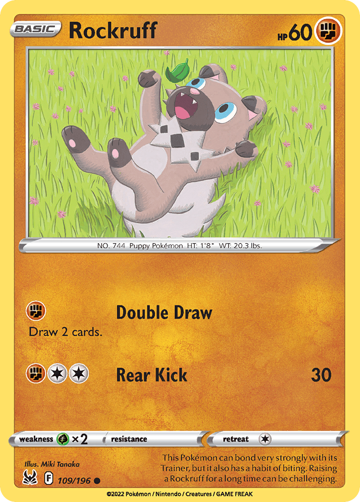 Rockruff — Lost Origin Pokemon card