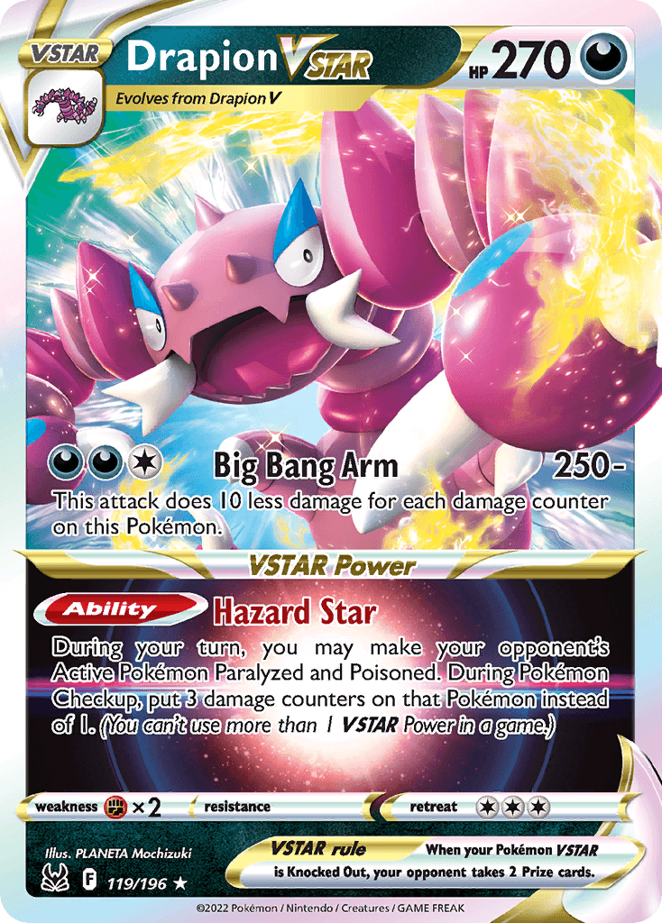 Drapion VSTAR — Lost Origin Pokemon card
