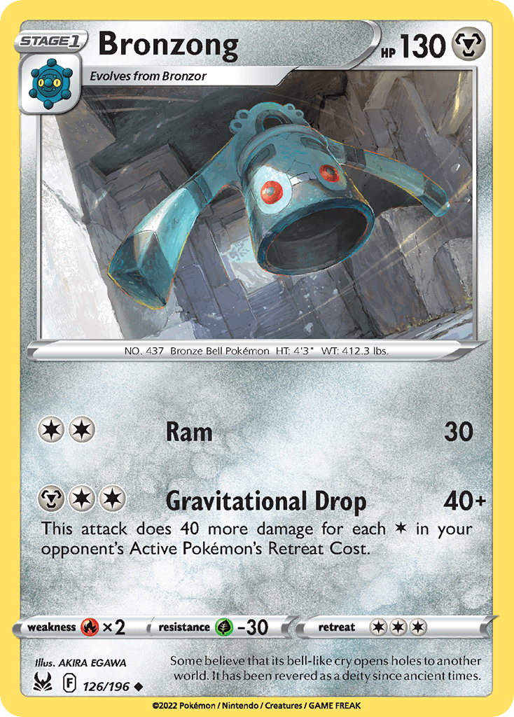Bronzong — Lost Origin Pokemon card