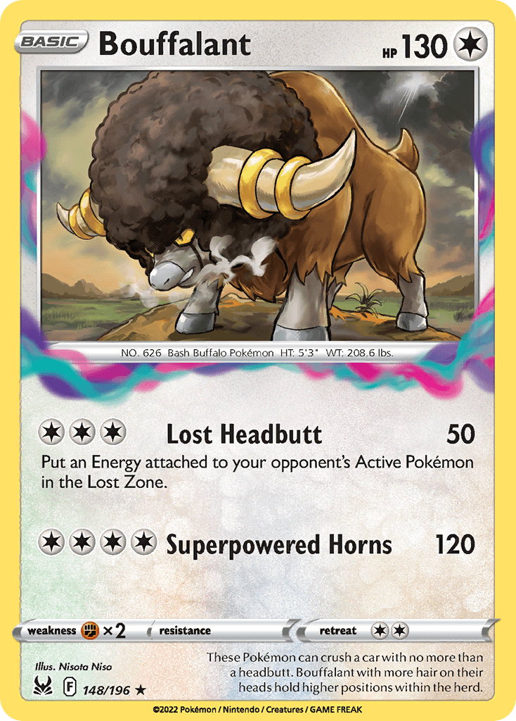 Bouffalant — Lost Origin Pokemon card