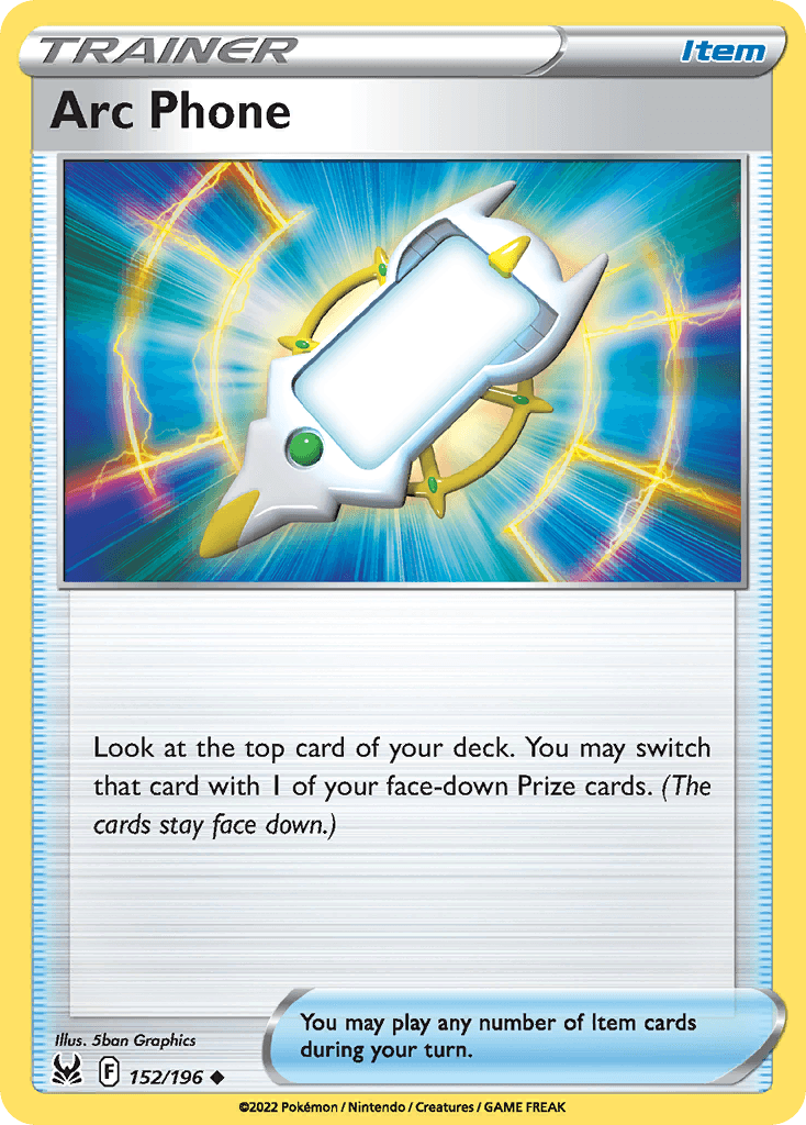 Arc Phone — Lost Origin Pokemon card