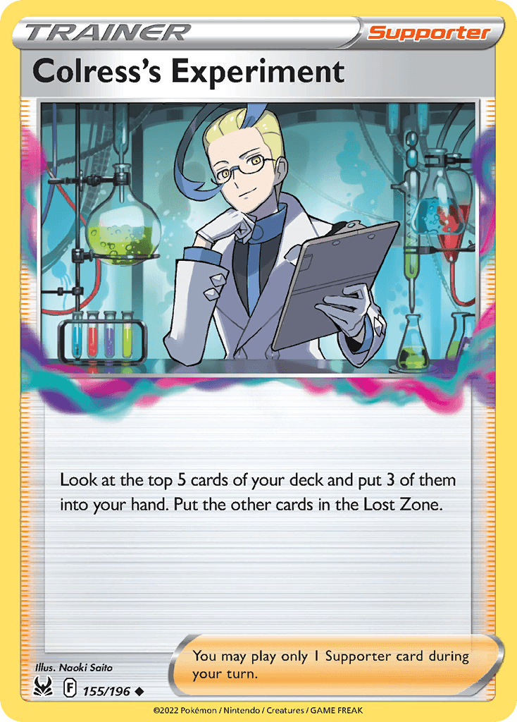 Colress's Experiment — Lost Origin Pokemon card