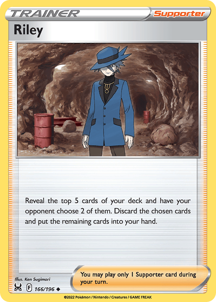 Riley — Lost Origin Pokemon card