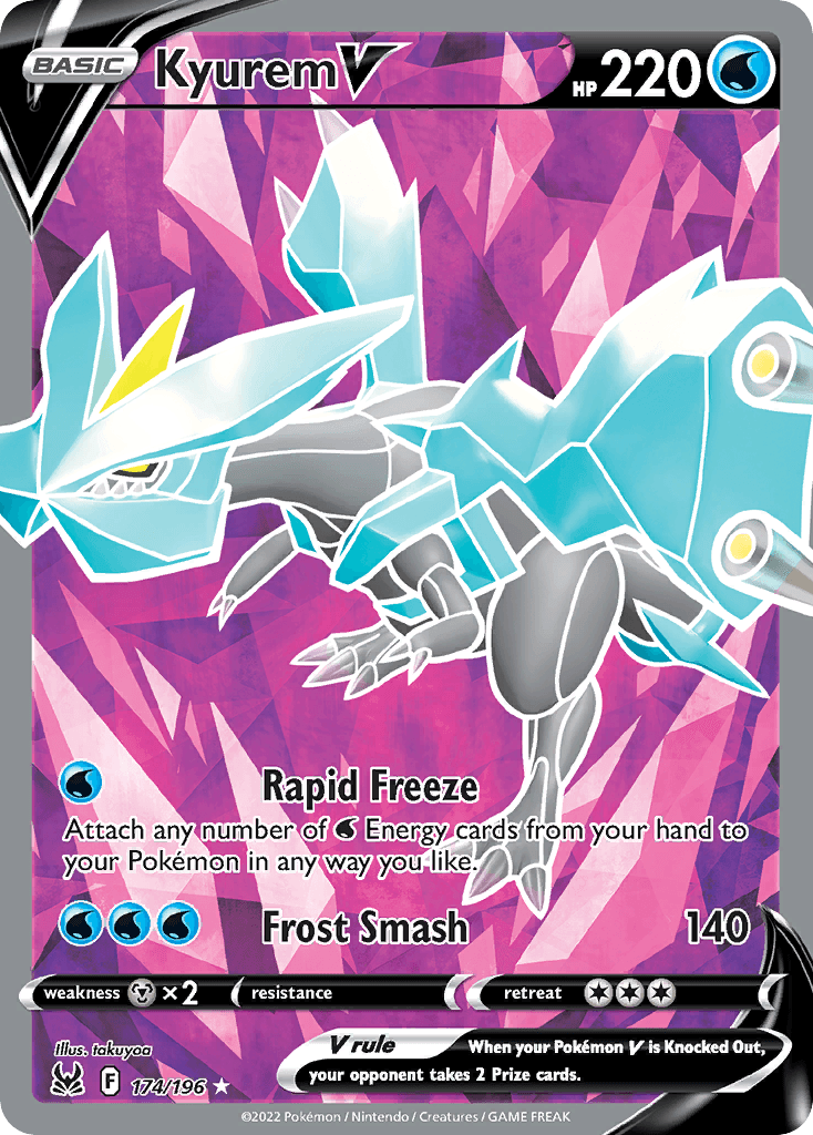 Kyurem V — Lost Origin Pokemon card