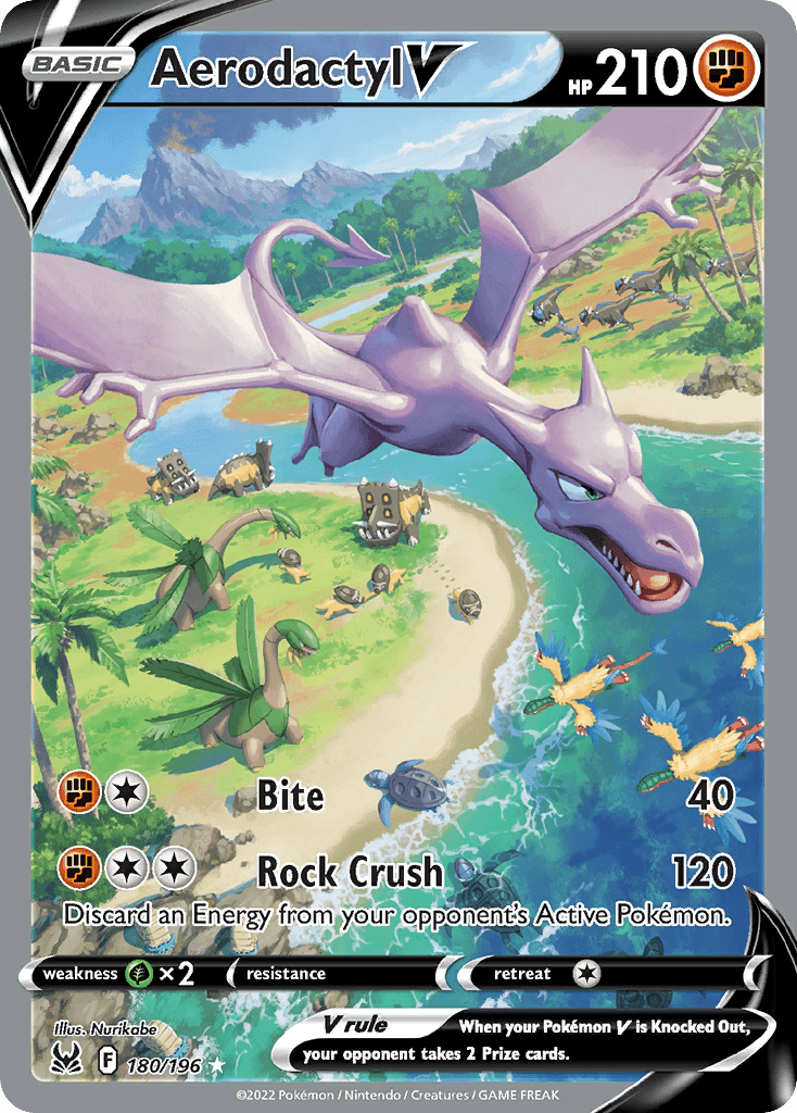 Aerodactyl V — Lost Origin Pokemon card