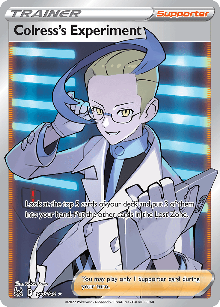 Colress's Experiment — Lost Origin Pokemon card