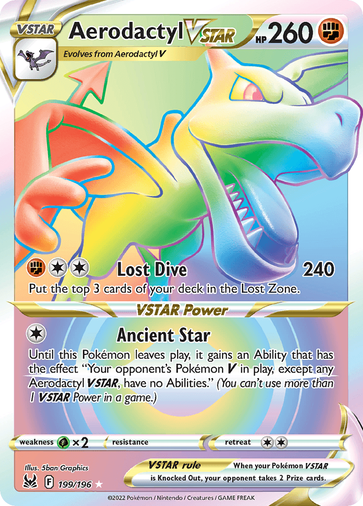 Aerodactyl VSTAR — Lost Origin Pokemon card