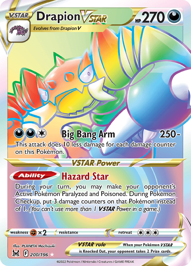 Drapion VSTAR — Lost Origin Pokemon card