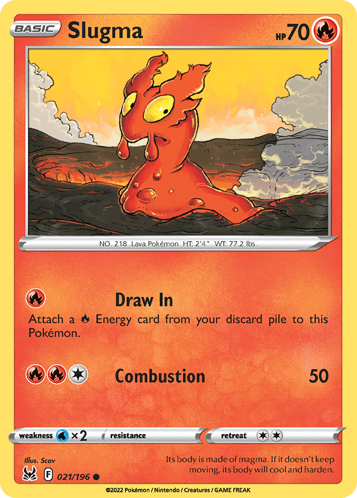 Slugma — Lost Origin Pokemon card