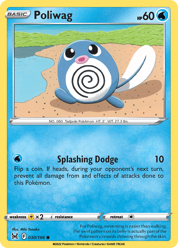 Poliwag — Lost Origin Pokemon card