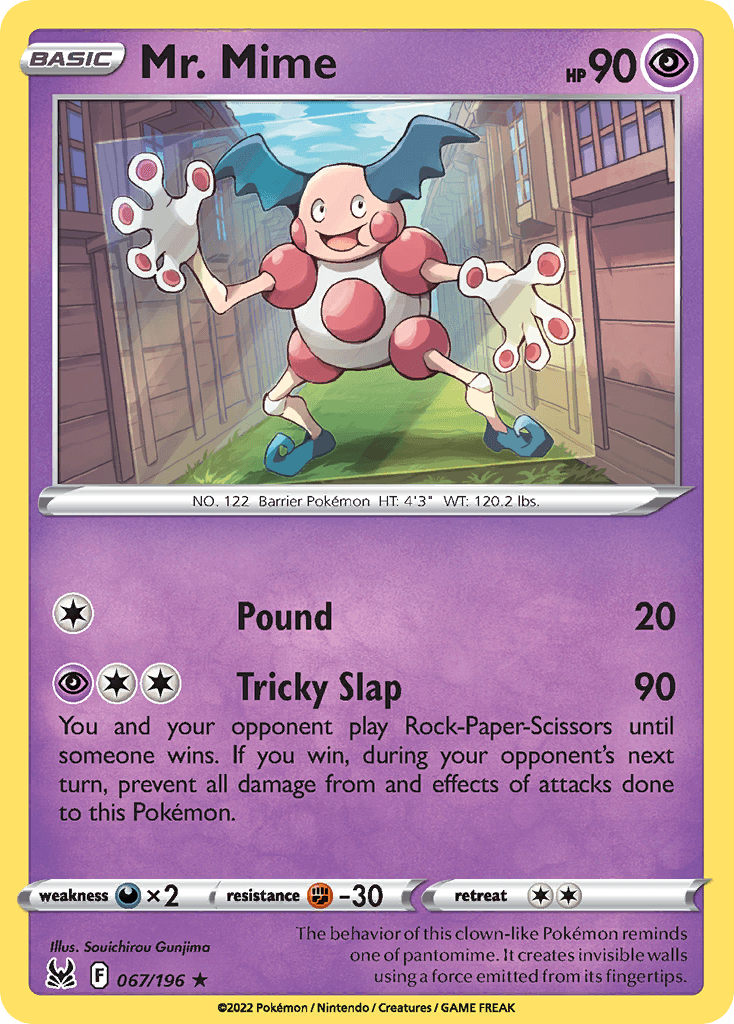 Mr. Mime — Lost Origin Pokemon card