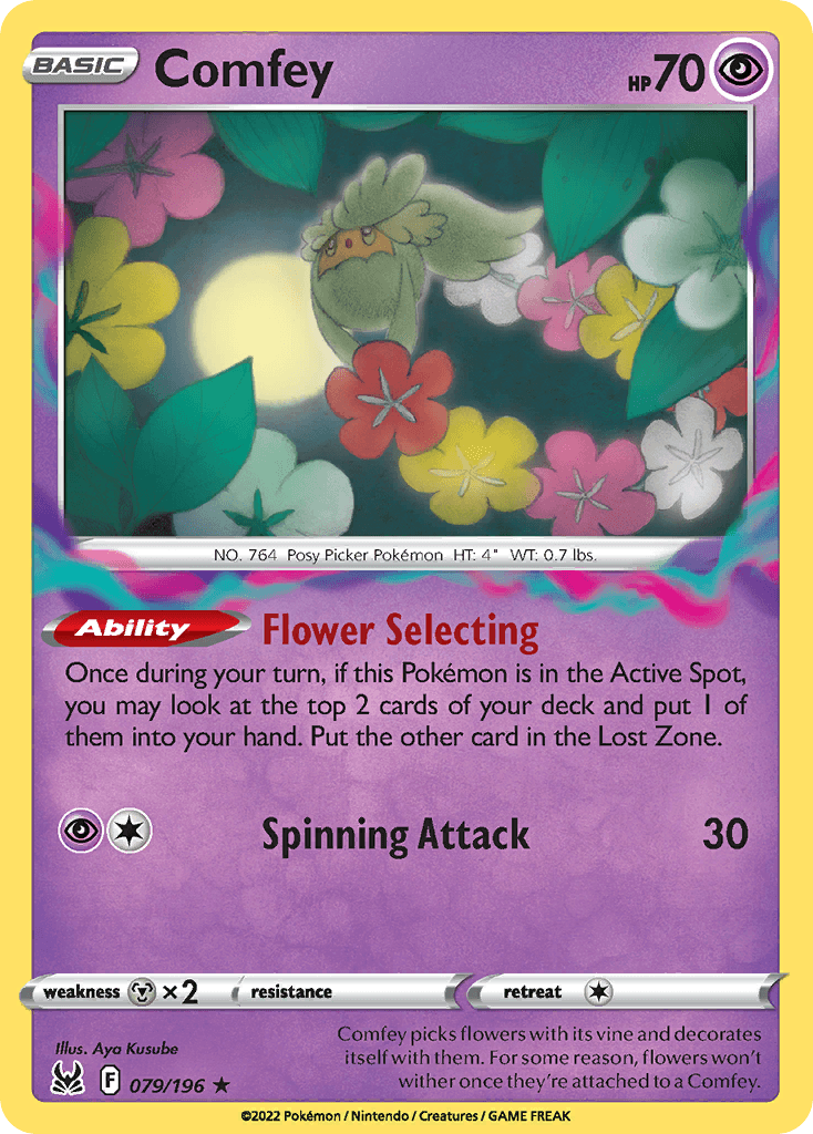 Comfey — Lost Origin Pokemon card
