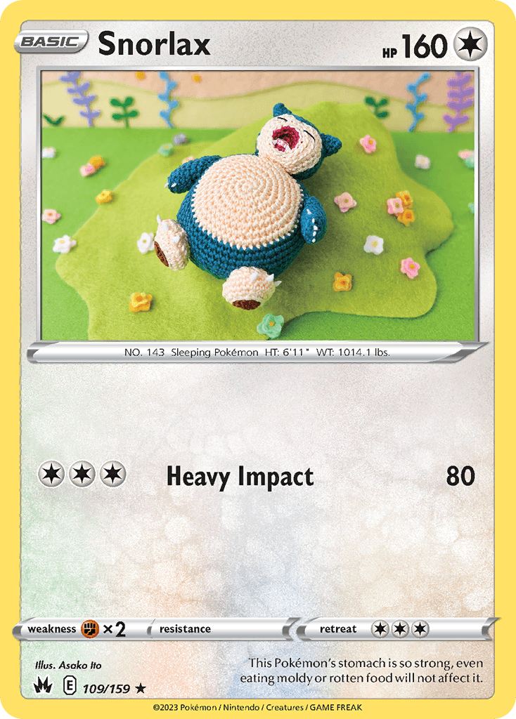 Snorlax — Crown Zenith Pokemon card