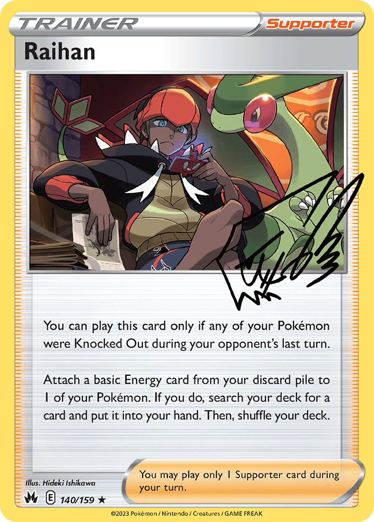 Raihan — Crown Zenith Pokemon card