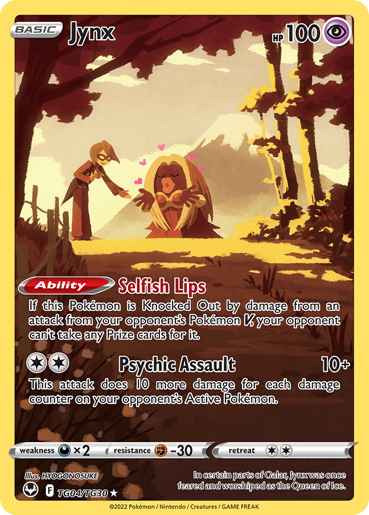 Jynx — Silver Tempest Trainer Gallery Pokemon card