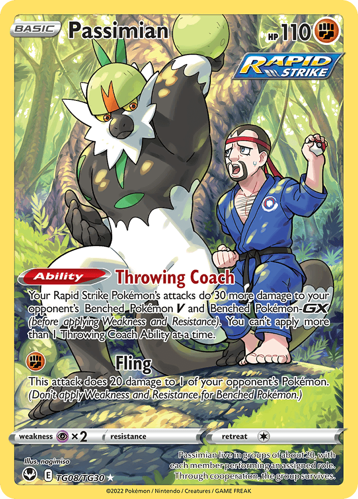 Passimian — Silver Tempest Trainer Gallery Pokemon card