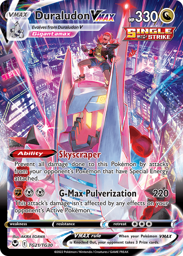 Duraludon VMAX — Silver Tempest Trainer Gallery Pokemon card