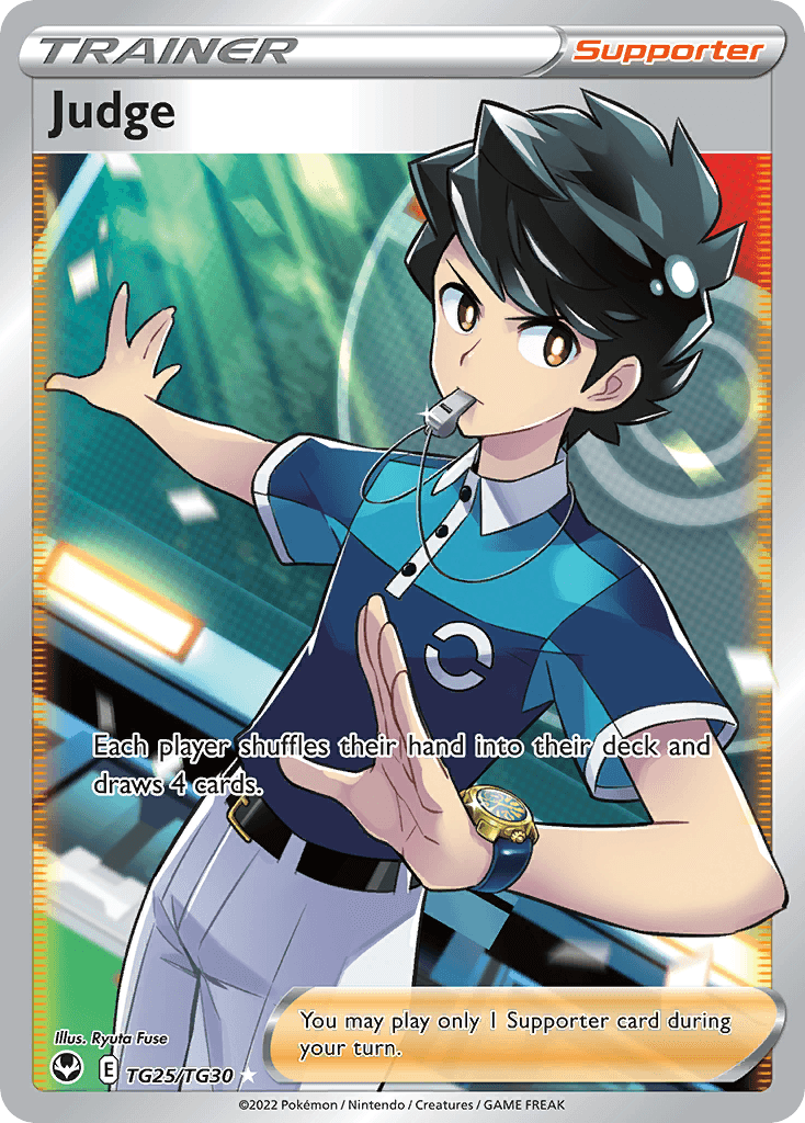 Judge — Silver Tempest Trainer Gallery Pokemon card