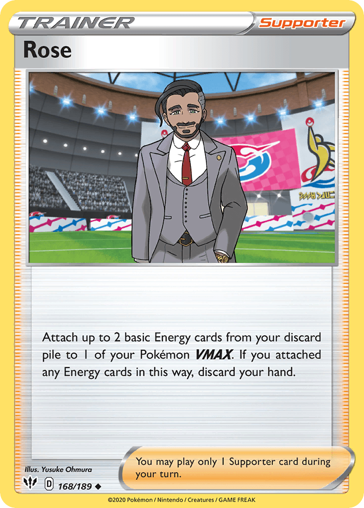 Rose — Darkness Ablaze Pokemon card