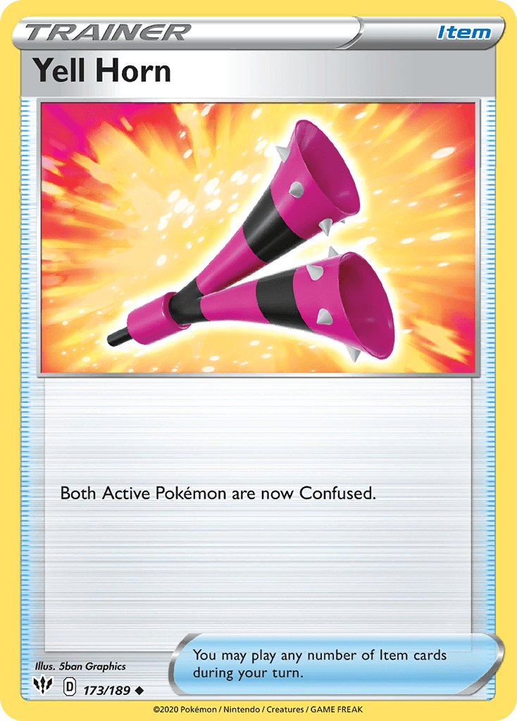 Yell Horn — Darkness Ablaze Pokemon card