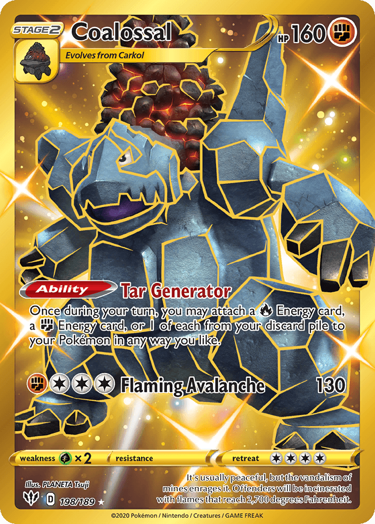 Coalossal — Darkness Ablaze Pokemon card