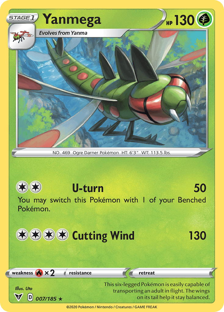 Yanmega — Vivid Voltage Pokemon card