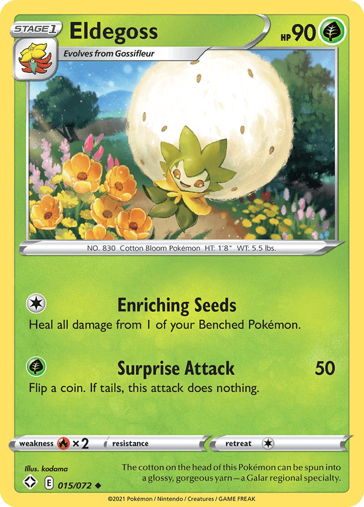 Eldegoss — Shining Fates Pokemon card