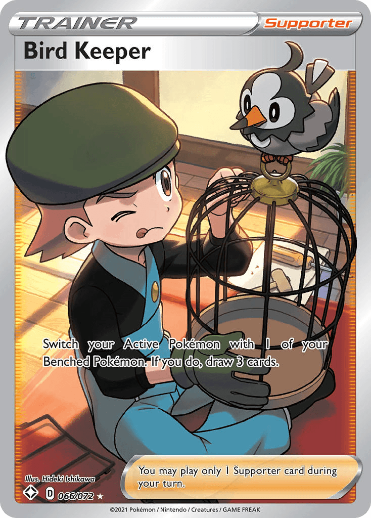 Bird Keeper — Shining Fates Pokemon card