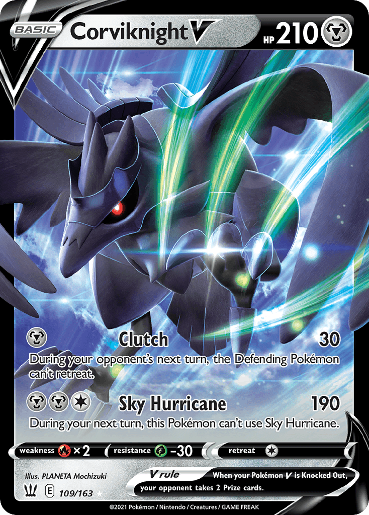 Corviknight V — Battle Styles Pokemon card