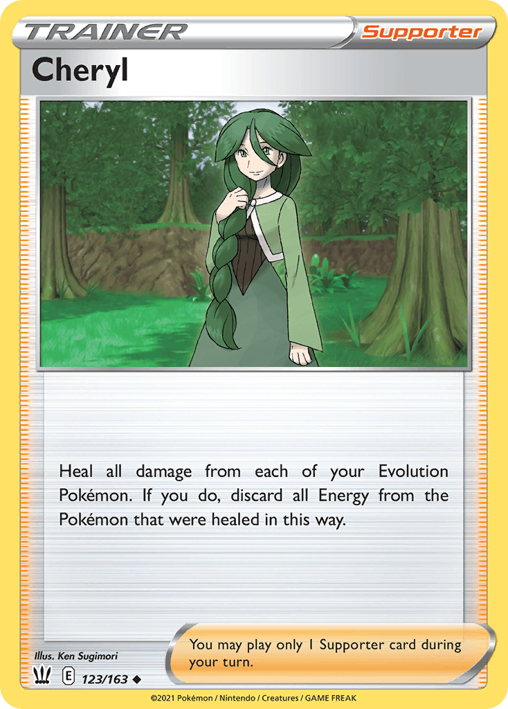 Cheryl — Battle Styles Pokemon card